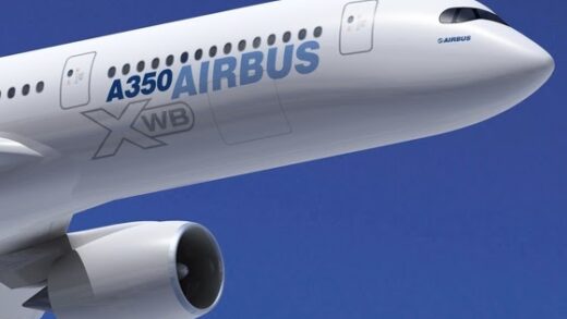 Quinto protótipo do Airbus A350 entra em fase de testes na Europa