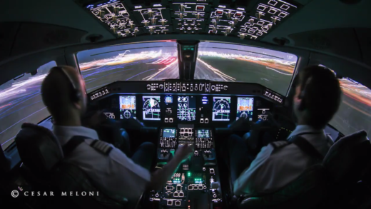 Aproximação E190 Timelapse