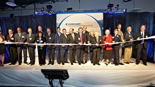 Embraer inaugura centro tecnológico na Flórida