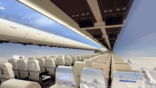 Primeiro avião sem janelas chega ao mercado em 10 anos