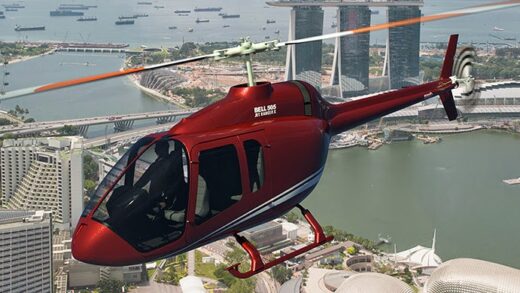 Bell Helicopter celebra primeiro voo do 505 Jet Ranger X