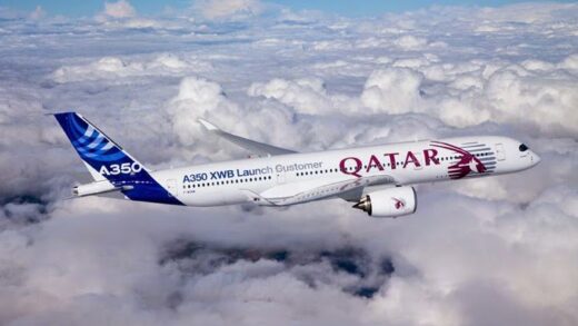 Qatar Airways recebe o primeiro A350 do mundo