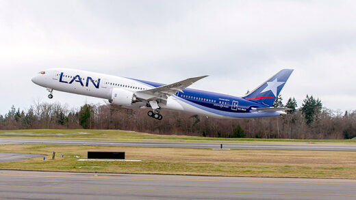 Latam recebe seu primeiro 787-9 Dreamliner