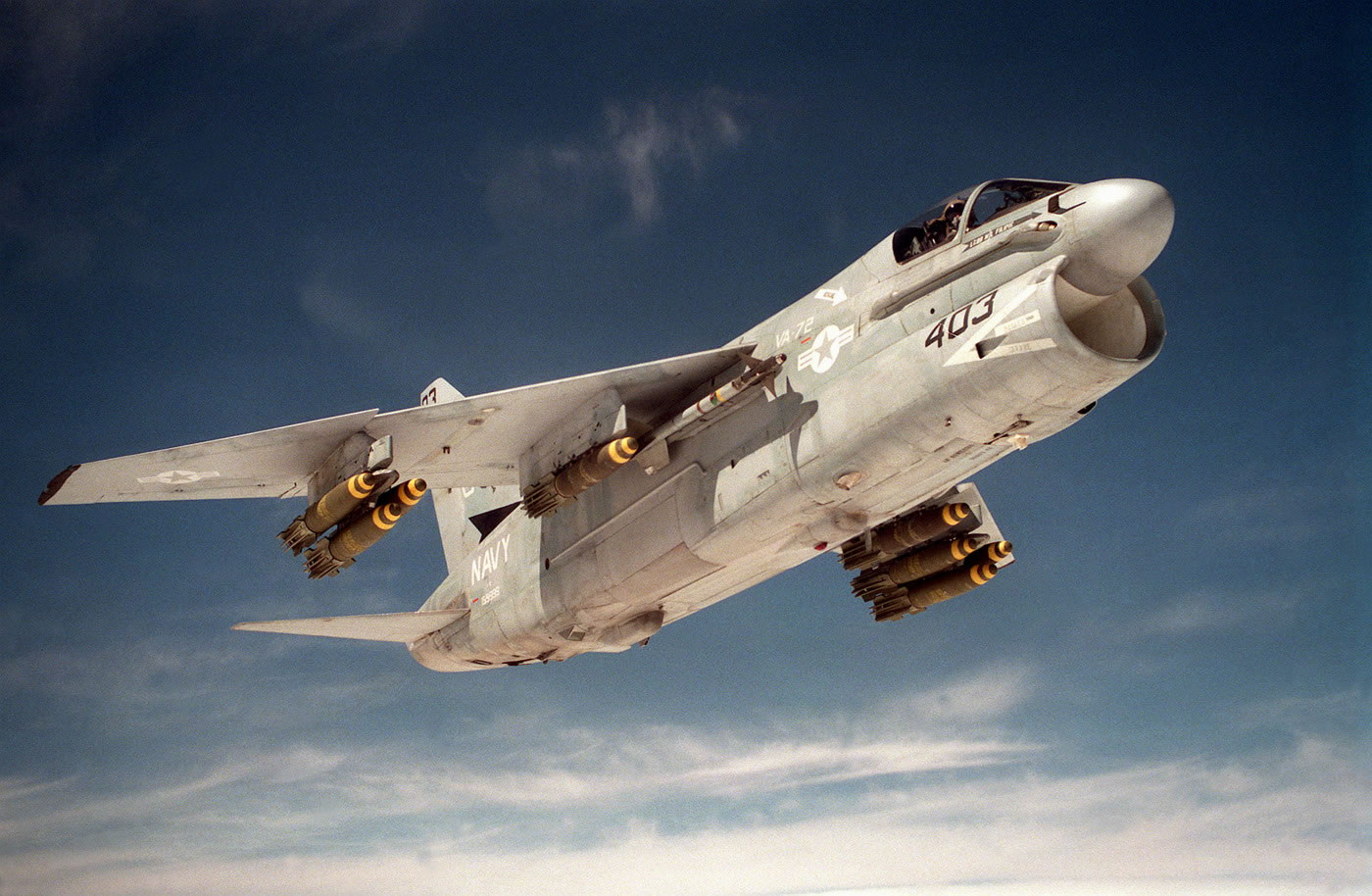 Aeronaves históricas, o Vought A-7 Corsair II