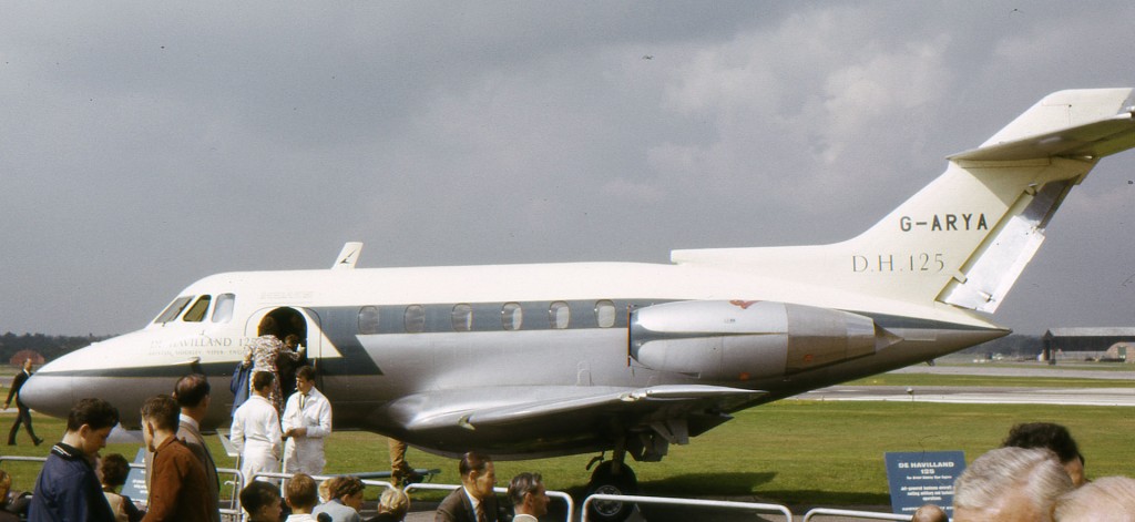 Um dos protótipos em exposição em 1962 no Farnborough Air Show