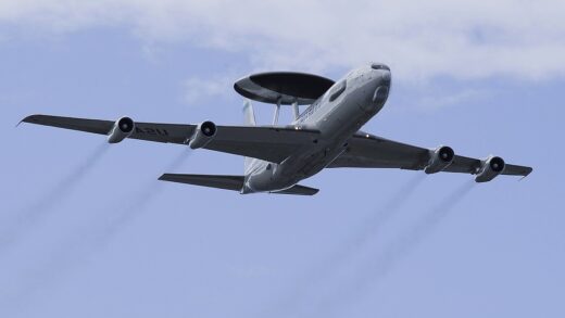 Aeronaves históricas, o Boeing EC-137D / E-3 Sentry
