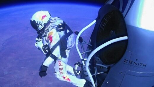 Felix Baumgartner bate recorde ao saltar de 39 mil metros