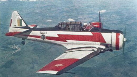 Esquadrilha da Fumaça e o North American T-6