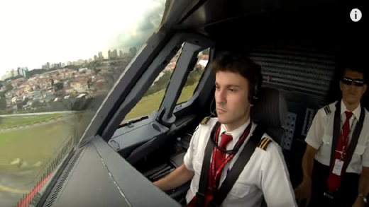 Airbus A319 Cockpit + GoPro Hero 3 black edition