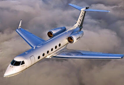 Gulfstream G450 Aerial Shots