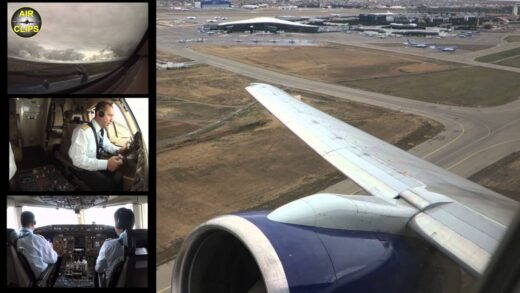Azerbaijan Airlines B757 Takeoff Baku – Nakhchivan RB211 Engine view!