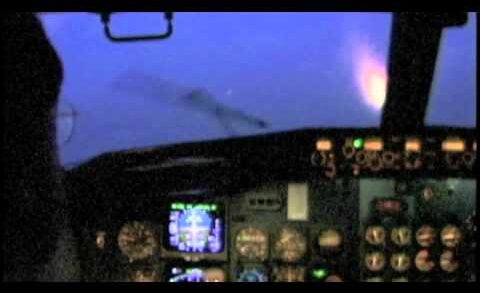 Bad Weather Landing Brussels (737-500)