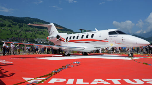 Protótipos do Pilatus PC-24 completam mais de 500 horas de voo