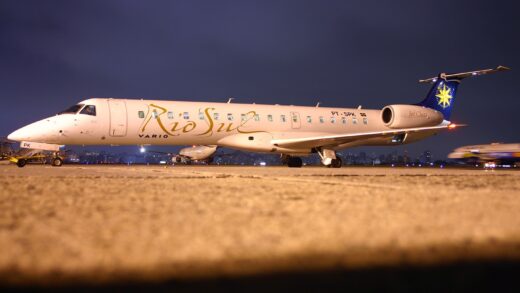 Por onde voam os Embraer ERJ-145 da extinta Rio Sul?